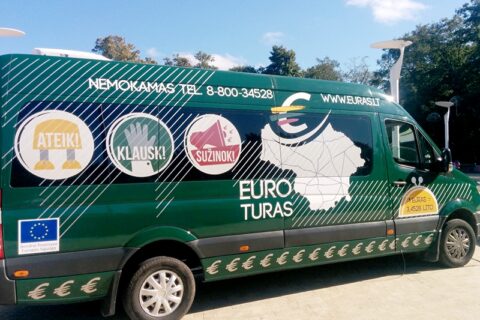 Eurobusas aplankys 16 Utenos apskrities miestų ir gyvenviečių