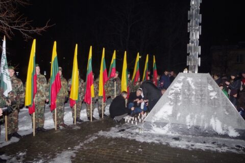 Utenio aikštėje – solidarumo mitingas