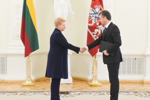 Prezidentūroje prisiekė naujasis VSD vadovas D. Jauniškis