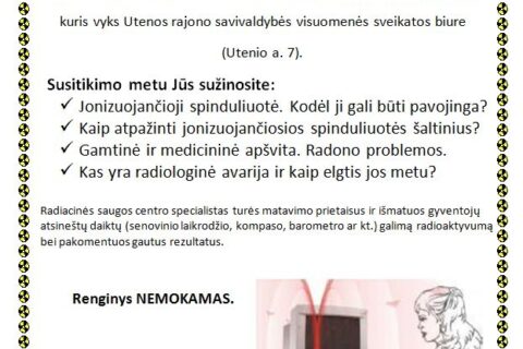 Informacija apie radiaciją dalysis R. Kievinas