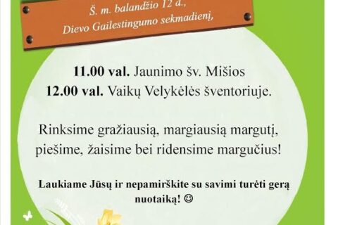 Velykėlės netradicinėje aplinkoje