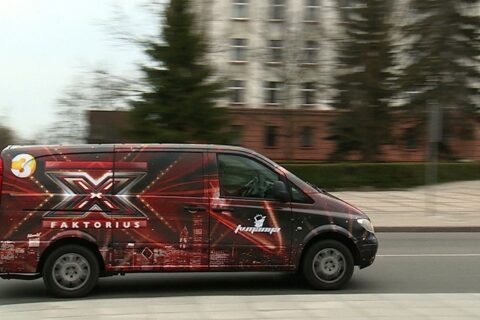X Faktoriaus autobusiukas atvyksta į Uteną