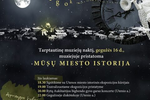 Naktis Utenos kraštotyros muziejuje