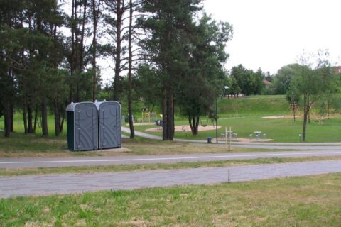 Vyžuonos parke pastatyti biotualetai