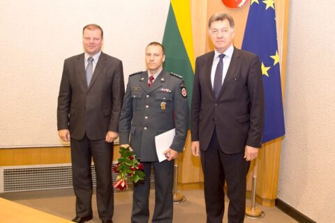 Policijos vadovui Linui Pernavui suteiktas generalinio komisaro laipsnis