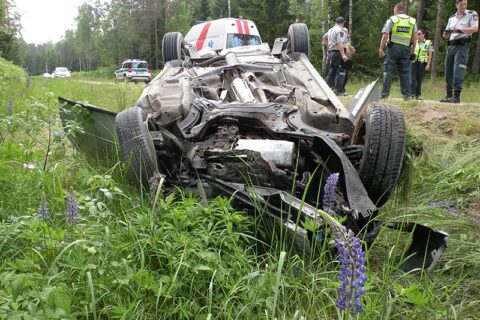 Susidūrus dviem automobiliams nukentėjo du vaikai