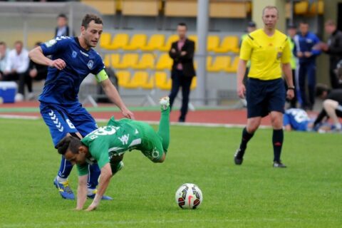 Utenos „Utenio“ futbolininkai suklupo prieš Vilniaus „Žalgirį“