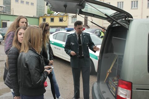 Prie „Profesijų savaitės“ prisijungė ir Utenos apskrities vyriausiasis policijos komisariatas