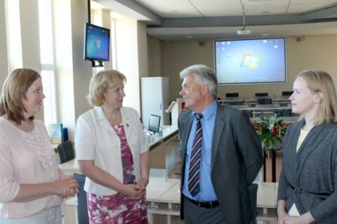 Latvės domėjosi Utenos parkais