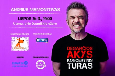 Ilgai laukto naujo albumo dainas A. Mamontovas pirmiausiai atliks vasaros turo koncertuose