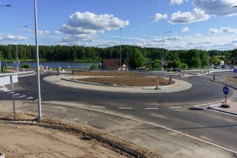 Latvijos pasienyje baigta 18,6 kilometrų ilgio kelio ruožų rekonstrukcija