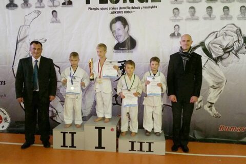 Uteniškiai sportininkai dalyvavo dziudo pirmenybėse