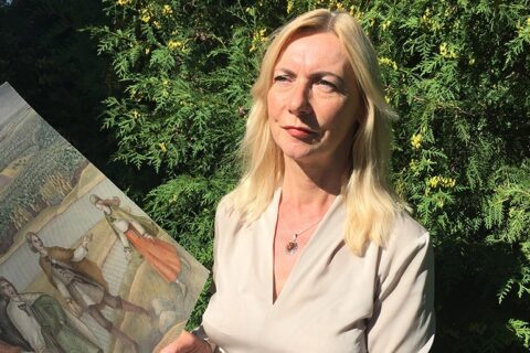 Meilę savo šaliai ir istorijai dailininkė išreiškia spalvų potėpiais