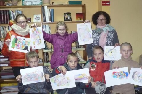 Vaikutėniškiai piešė savo fraktalus