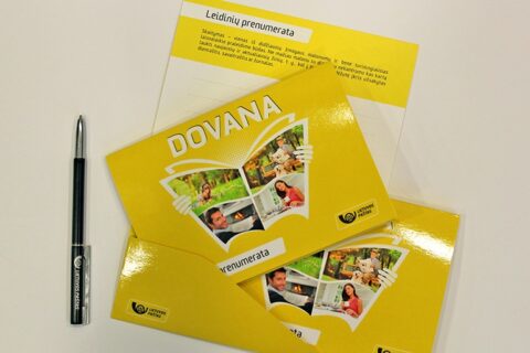 Lietuvos paštas per Kalėdas siūlo dovanoti prenumeratą