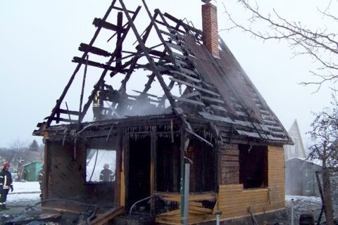 Gaisras Voverynės sodų bendrijoje: apdegė žmogus