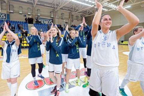 M. Solopovos vedama „Utena“ laimėjo lyderių mūšį ir tapo reguliaraus sezono nugalėtoja