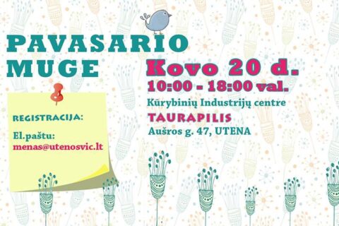 Sekmadienį „Taurapilyje“ – pavasario mugė