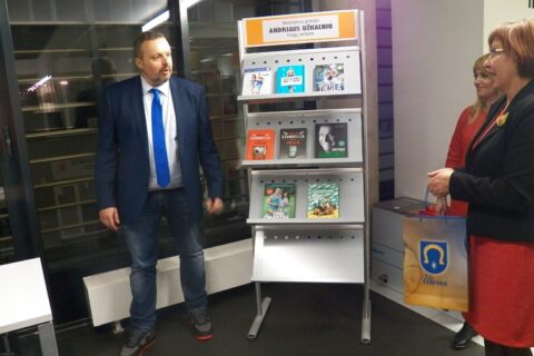 Mūsų bibliotekos globėju tapo Andrius Užkalnis