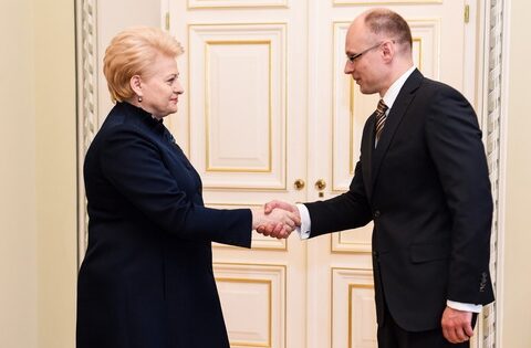 Prezidentė paskyrė naują vidaus reikalų ministrą