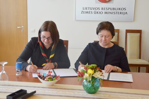 Žemės ūkio ministerija ir skautai – už sveiką mitybą