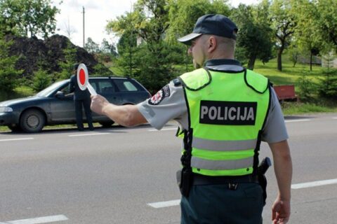 Savaitgalio reidas: išskirtinis dėmesys vairuotojų blaivumui