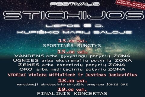 Meno ir muzikos festivalyje „Stichijos“ – žvaigždės iš užsienio