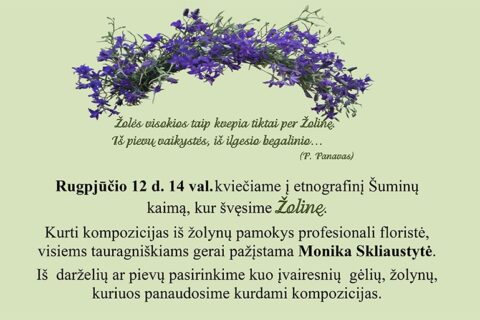 Šuminų kaimas kviečia į Žolinės šventę