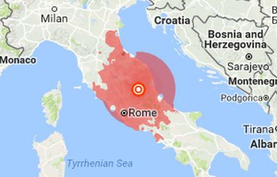 Žemės drebėjimą Italijoje užfiksavo ir Lietuvos seisminės stotys