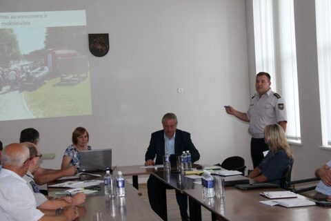 Utenos rajono savivaldybės administracijoje – ekstremalių situacijų komisijos posėdis