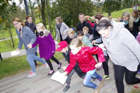 Vyžuonos parkas subūrė tėvelius ir jų vaikus