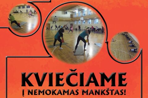 Kviečia į nemokamas mankštas