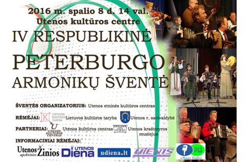 Utenoje vyks Peterburgo armonikų šventė