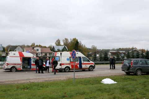 Į avariją pateko Greitosios medicinos pagalbos automobilis