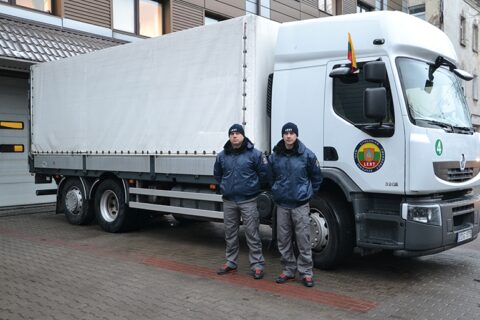 Į Bulgariją išgabenta tarptautinės pagalbos siunta