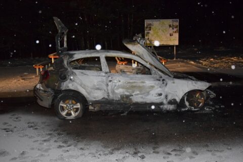 Ignalinos rajone prie sudegusio automobilio – kraupus radinys