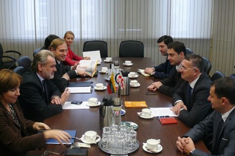 Utenoje lankysis Gruzijos delegacija