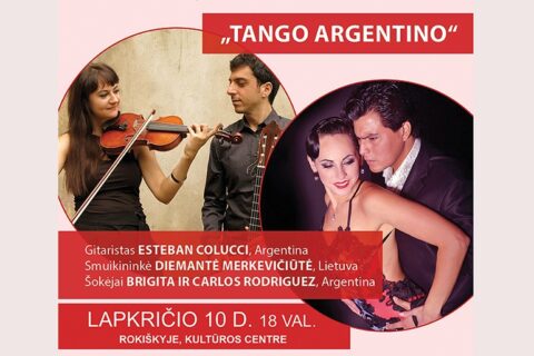Pasklis argentinietiško tango dvasia