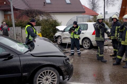 Avariją mieste sukėlė galimai apsvaigęs vairuotojas