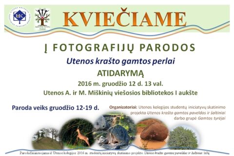 Parodoje – Utenos krašto gamtos perlai