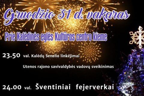 Naujuosius metus kviečia pasitikti kartu