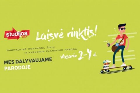 Ketvirtadienį prasideda paroda „Studijos 2017“