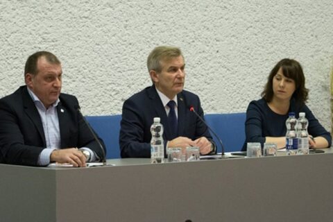 Zarasuose viešėjo Seimo pirmininkas Viktoras Pranckietis