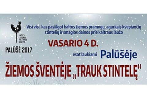 Palūšė kviečia į žiemos šventę „Trauk stintelę“