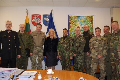 NATO štabo atstovai lankėsi Visagine