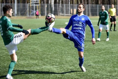 Futbolo aikštelėje uteniškiai palaužė „Kauno Žalgirį“