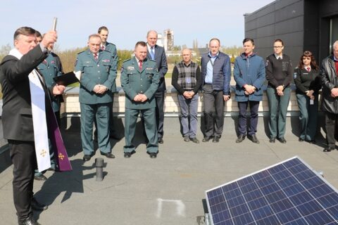 Anykščių rajono policija naudosis saulės energijos elektrine