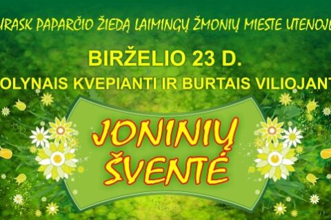 Joninės Utenoje – viliojančios burtais ir kvepiančios žolynais