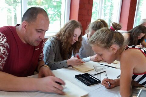 Biliakiemio bendruomenės vasaros diena su tautodailininku A. Šileika