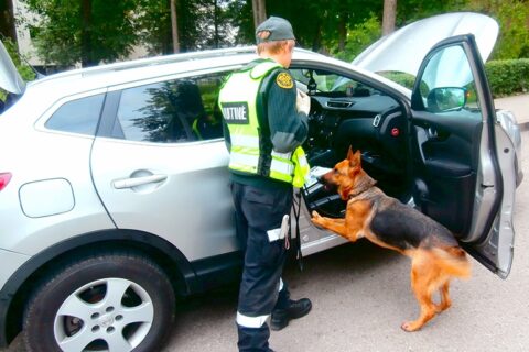 Zarasuose – milijono eurų vertės hašišo siunta